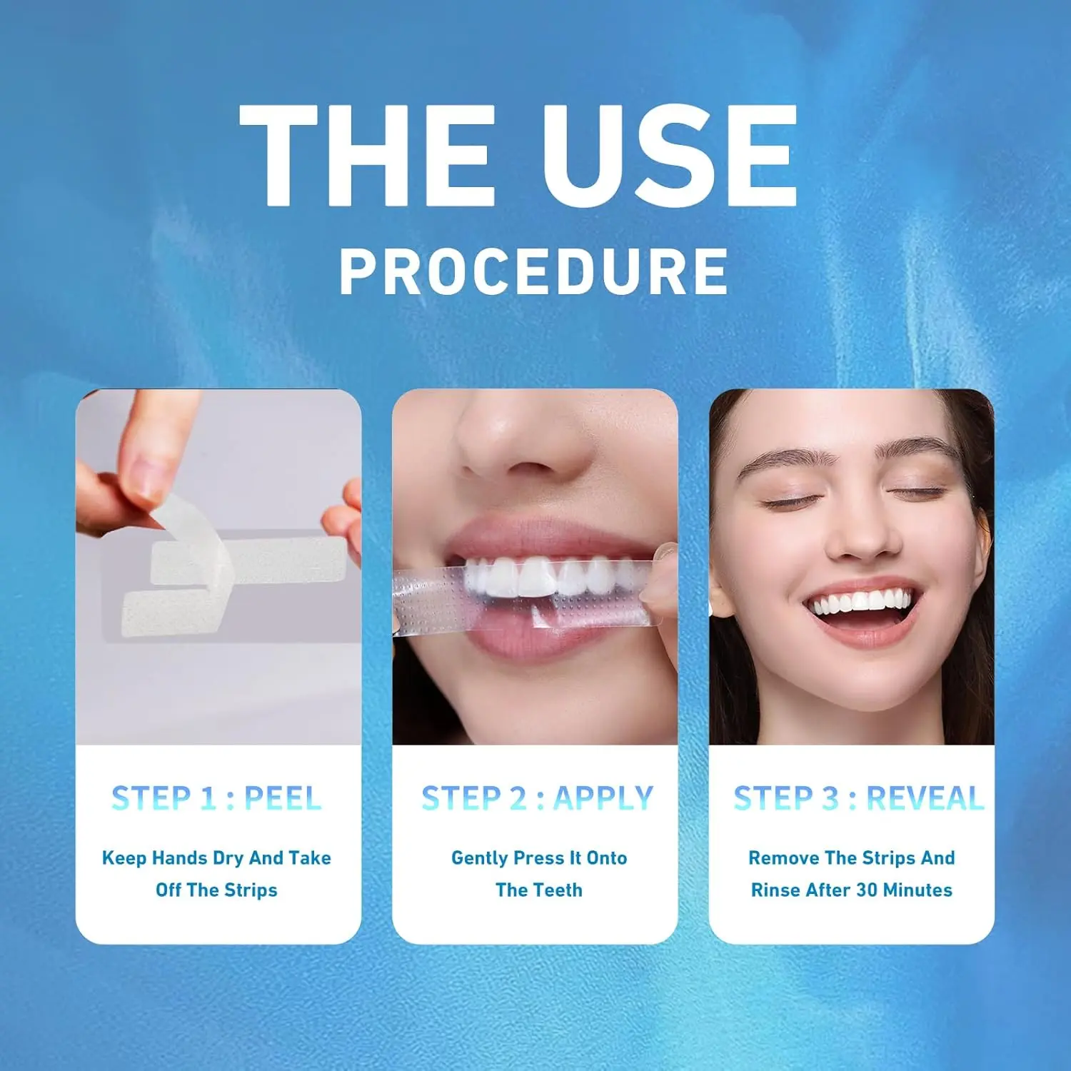 Achieve a confident, whiter smile with these enamel-safe teeth whitening strips formulated with coconut oil, gentle enough for sensitive teeth, and effective for removing stains.