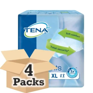 Tena Pants Plus Extra Large offer dual absorption, leakage barriers and odour control for discreet incontinence protection.