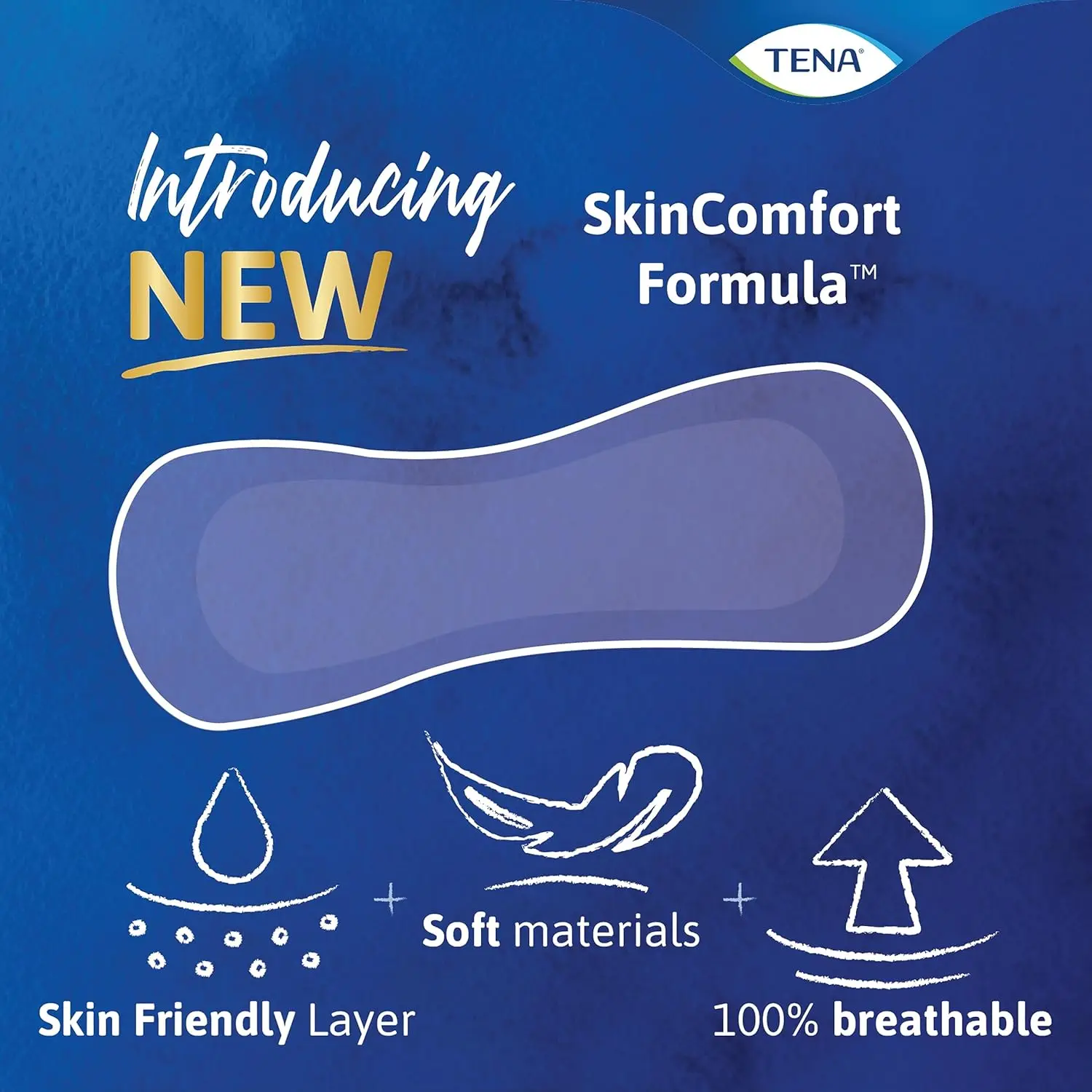 Tena Serenity Ultimate Regular Pads with DRYFAST CORE and lie down protection, offering advanced odor control and individual wrapping for discreet use.