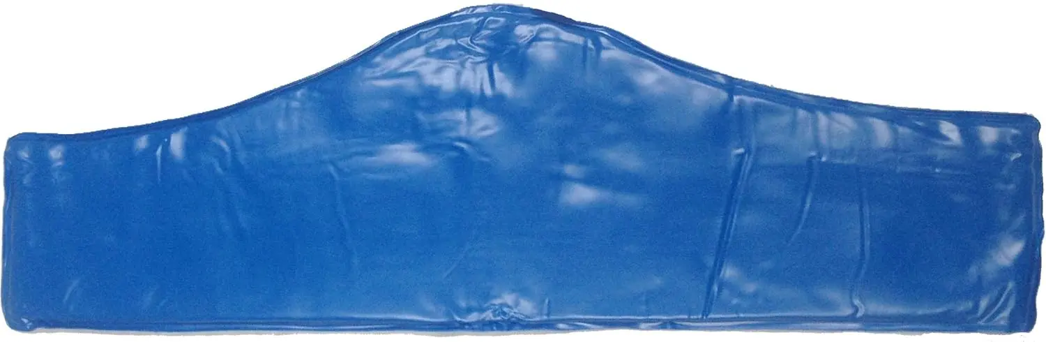 A blue vinyl cold pack provides up to 30 minutes of soothing relief from pain, swelling, and fever.