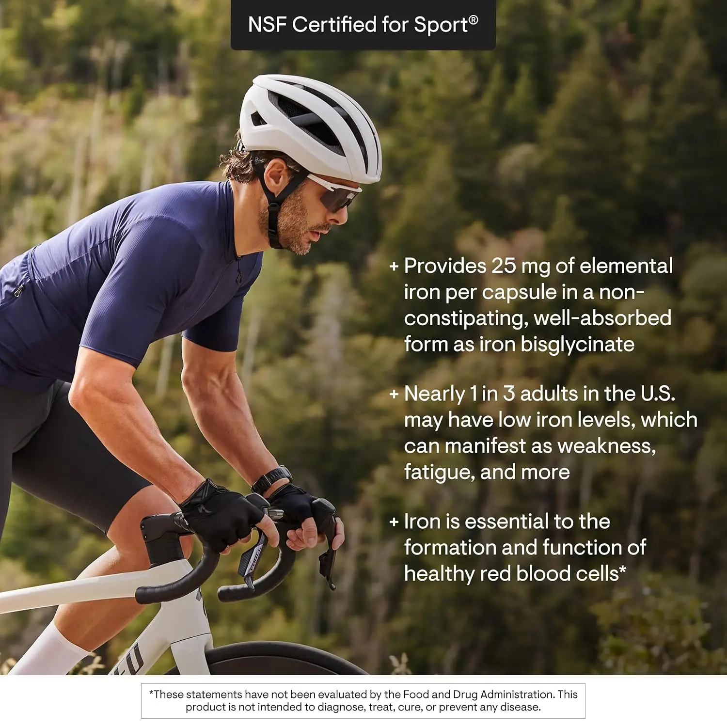 Thorne Iron Bisglycinate 25mg capsules provide a well-absorbed form of iron to help resist fatigue, support blood formation, and maintain energy levels, perfect for athletes and those with iron deficiency.