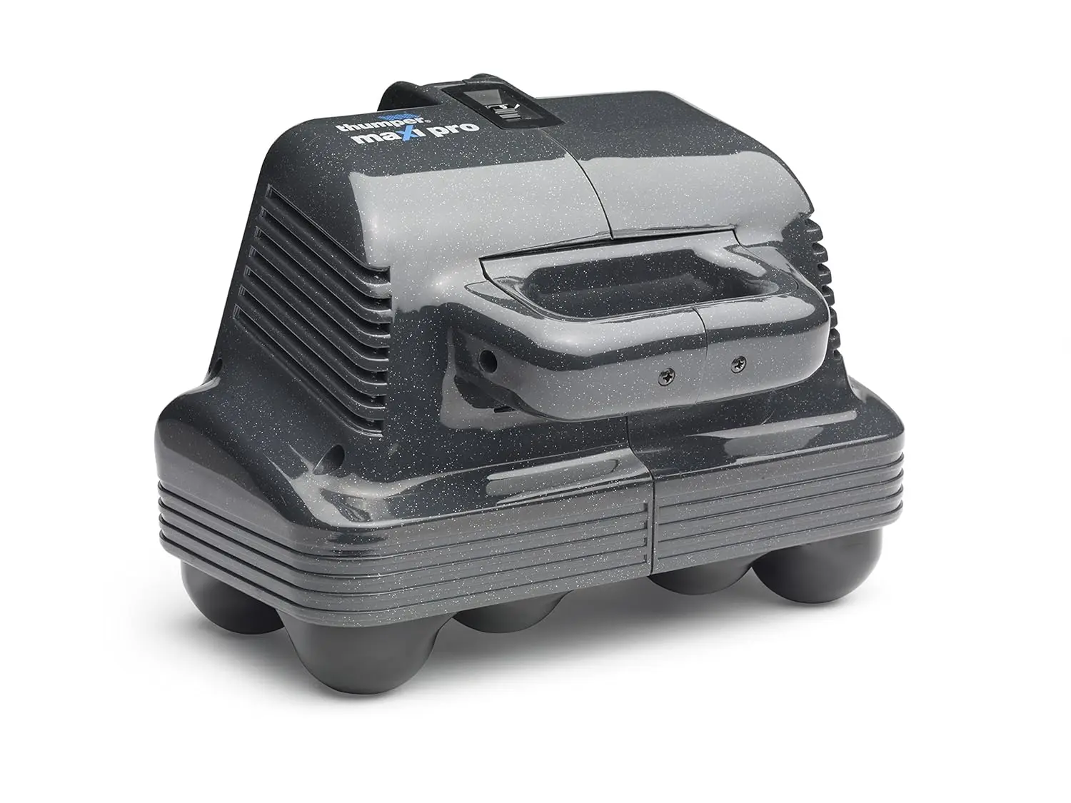 The Thumper Maxi Pro massager by Fabrication Enterprises is a professional-grade deep tissue percussion massager for full body use.