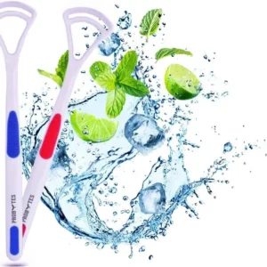This set of eight ergonomic Y-shaped tongue scrapers in assorted soft colors helps improve oral hygiene, eliminate bad breath, and gently remove bacteria from the tongue for a fresh, clean mouth.