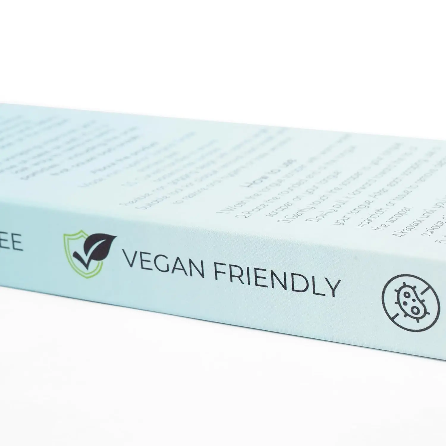 This stainless steel tongue scraper with a single handle comes with a storage case and helps adults cure bad breath and achieve fresher breath in seconds by effectively cleaning the tongue.