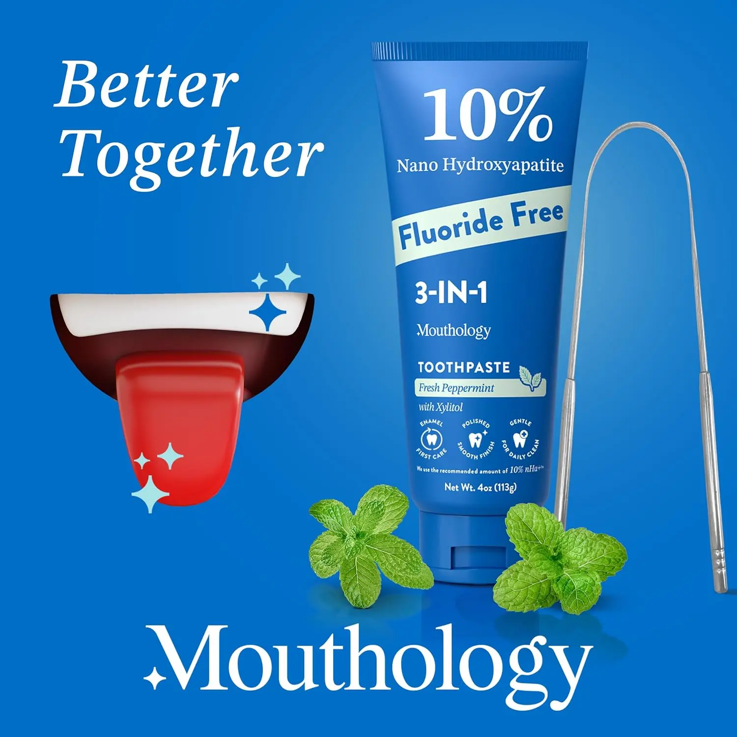 This stainless steel tongue scraper 2-pack with a case offers an effective and durable solution for reducing bad breath and cleaning your tongue.