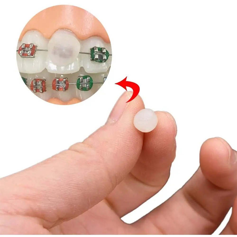 This pack of eight dental waxes provides relief from braces irritation with various fruit scents, offering a safe and comfortable barrier against wires and brackets.