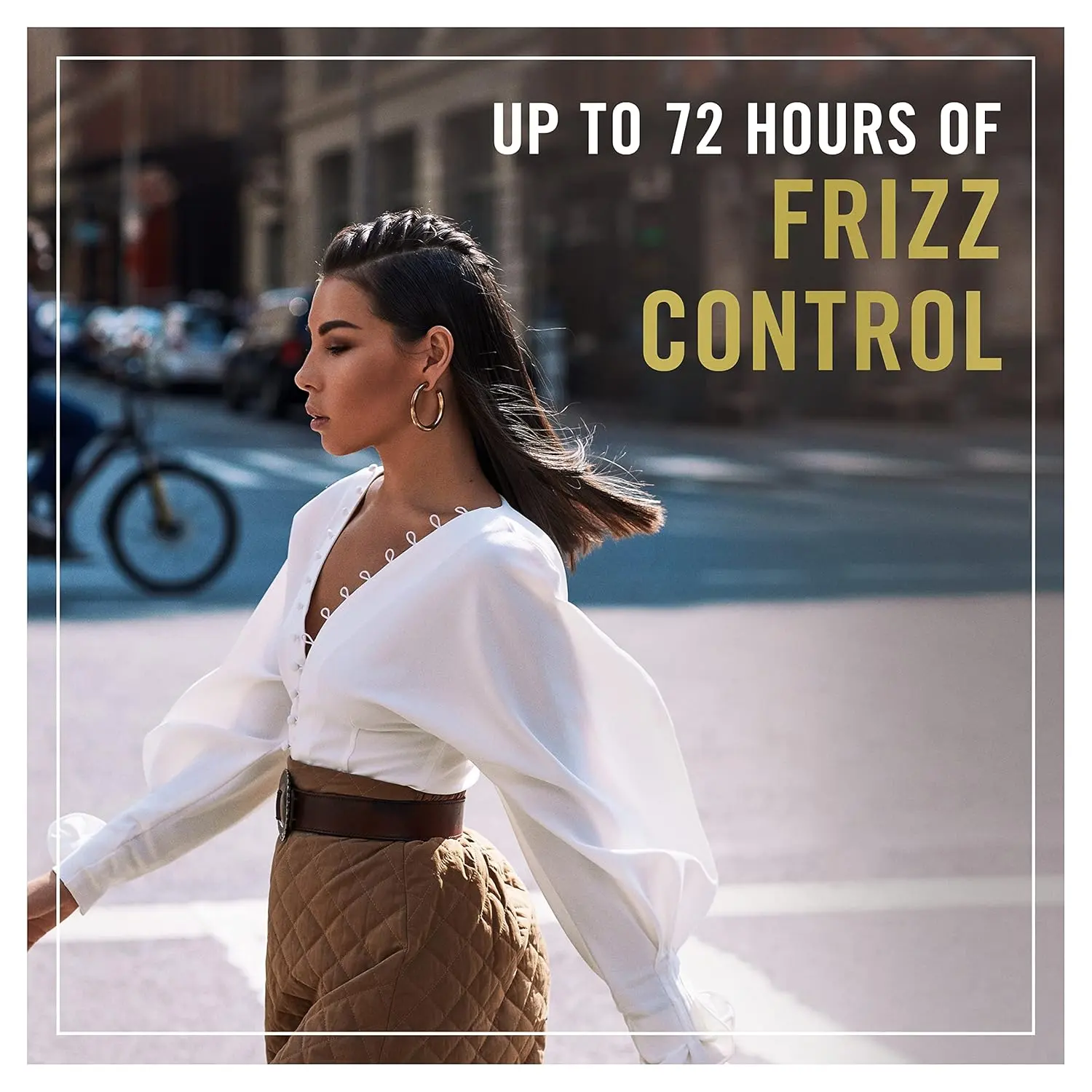 A jar of TRESemmé Keratin Smooth Deep Smoothing Mask promising soft, shiny, and frizz-free hair with keratin and marula oil.