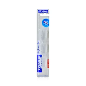 The Trisa Hygiene Box 3-Pack keeps your toothbrush heads clean and protected from dust and bacteria at home or while traveling.