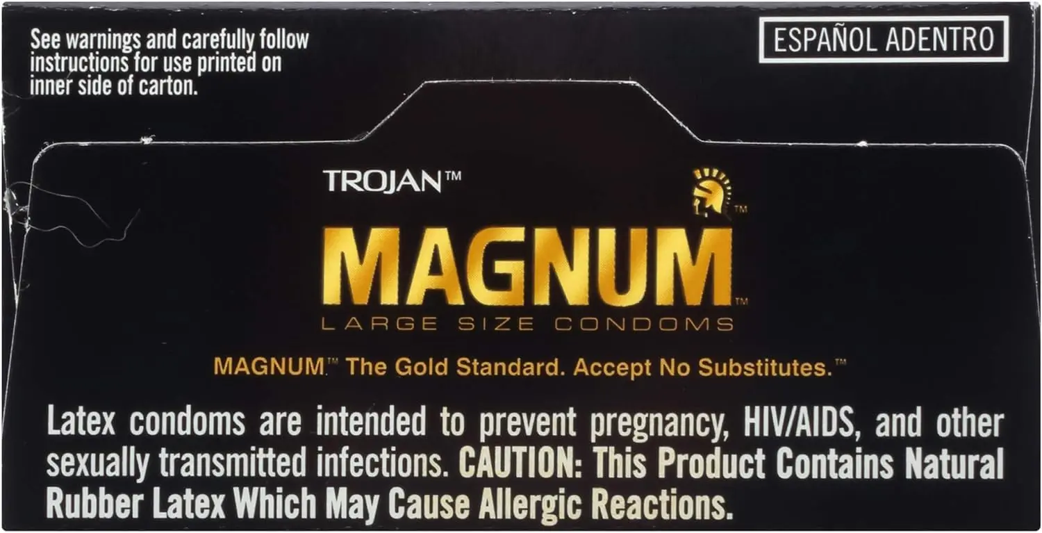 A 36-count box of Trojan Magnum XL condoms, designed with extra space, silky lubricant, and a secure base for comfortable and reliable protection during intimate moments.