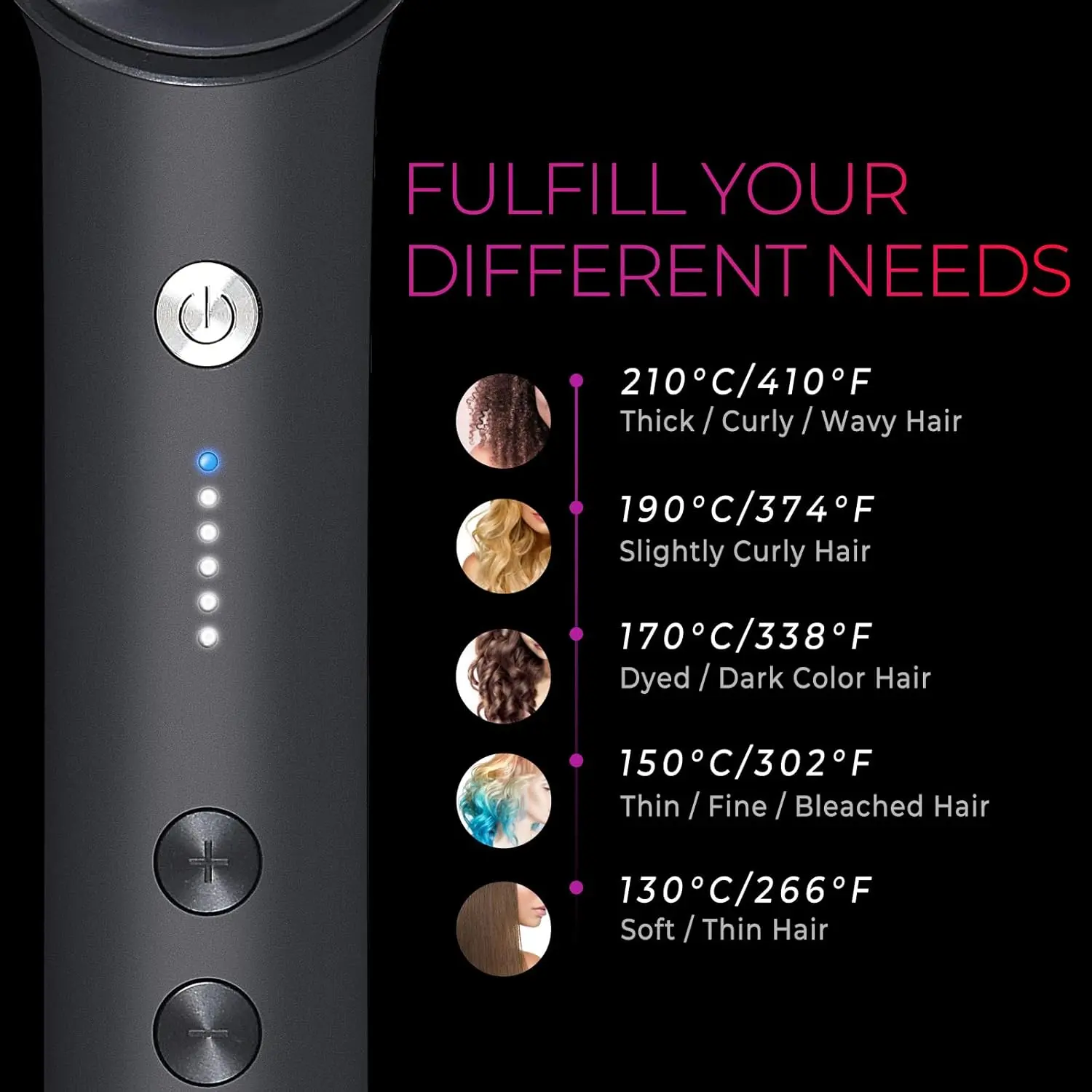 The TYMO hair straightener brush with ionic coating and 3D teeth quickly heats up to straighten hair, creating a salon-quality style at home while reducing heat damage.