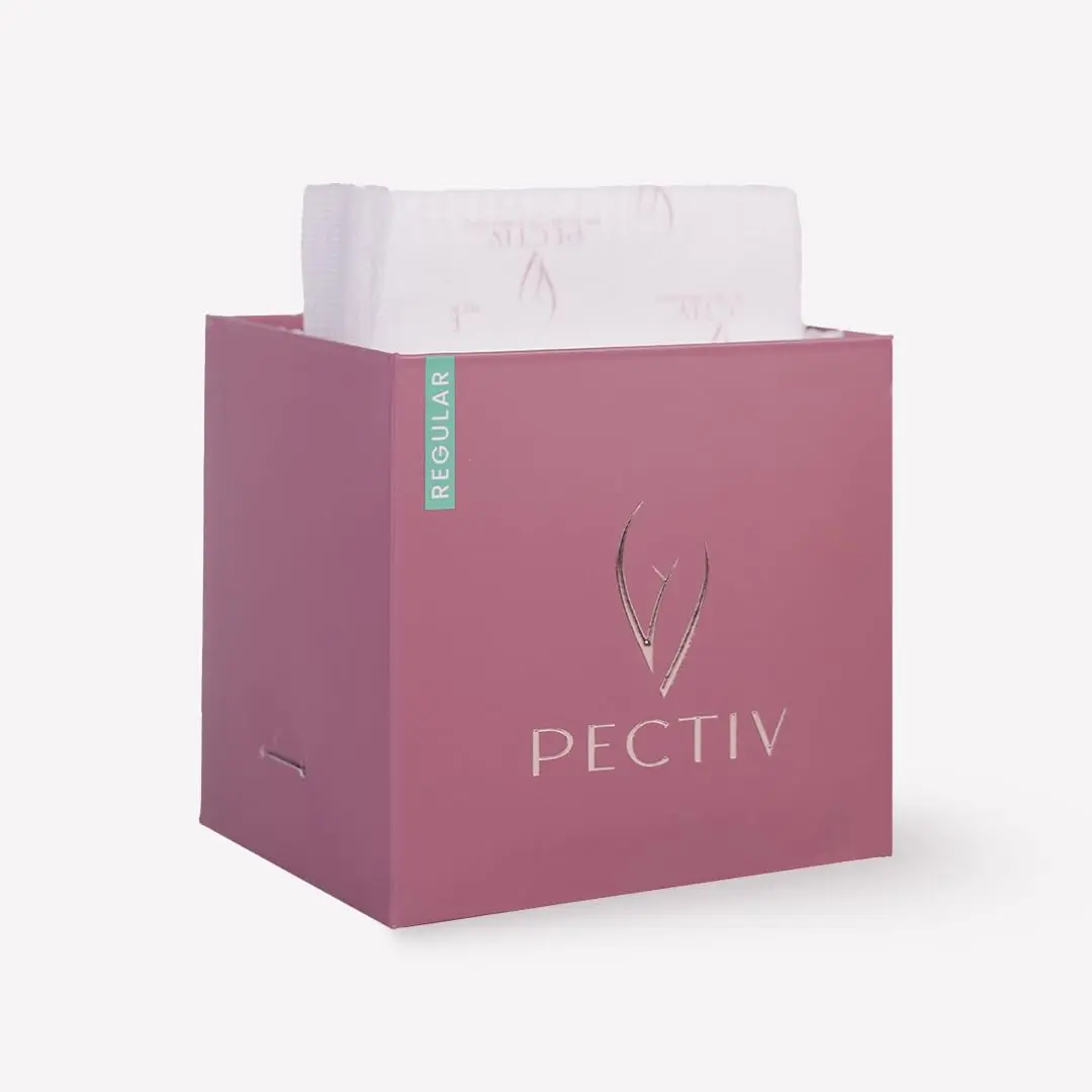 Ultra-thin sanitary pads with anion layer provide gynecologist-tested protection from odor, bacteria, and leaks, ensuring a dry and confident day.