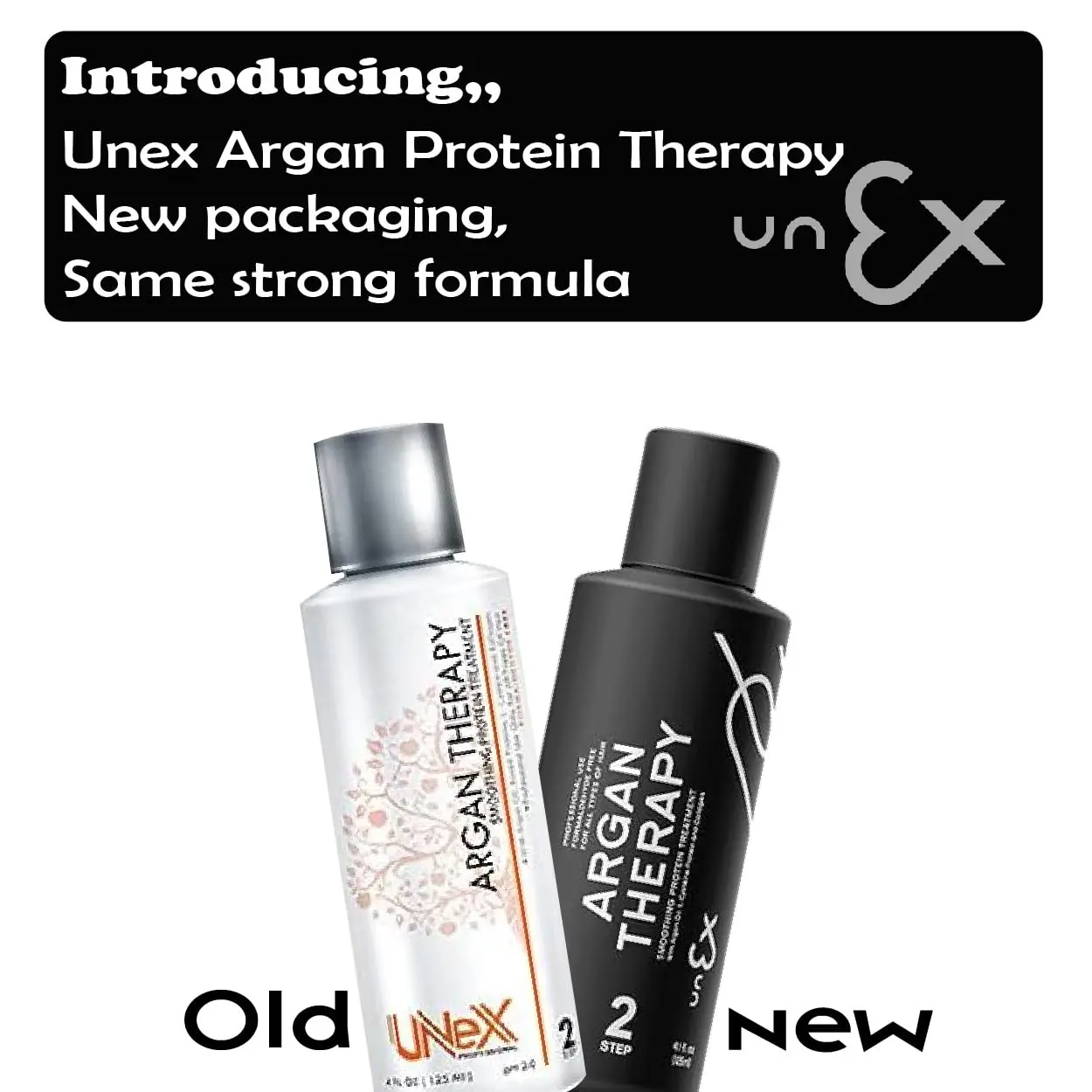 UNEX Argan Protein Therapy smooths hair, eliminates frizz, and repairs damage with a formaldehyde-free formula for salon-worthy results and a perfect shine.