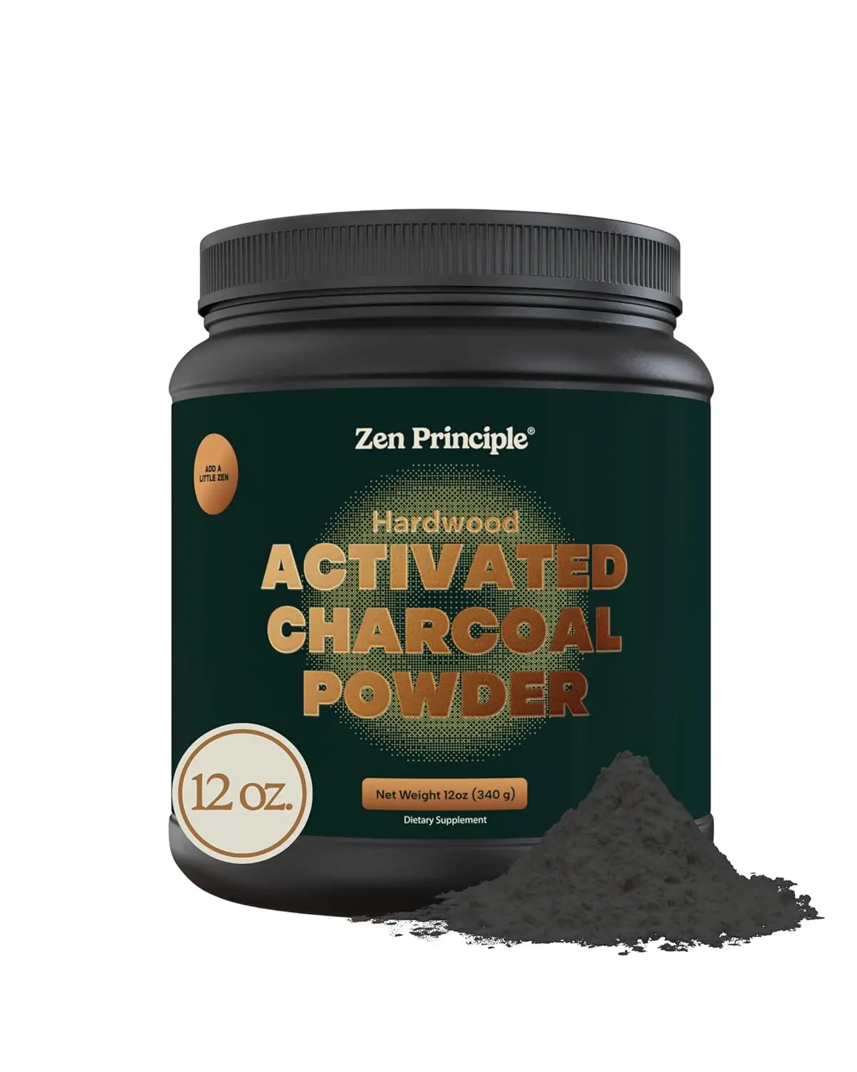All natural activated charcoal powder made in the USA from hardwood trees, perfect for teeth whitening, skin rejuvenation, hair health, and body detoxification.