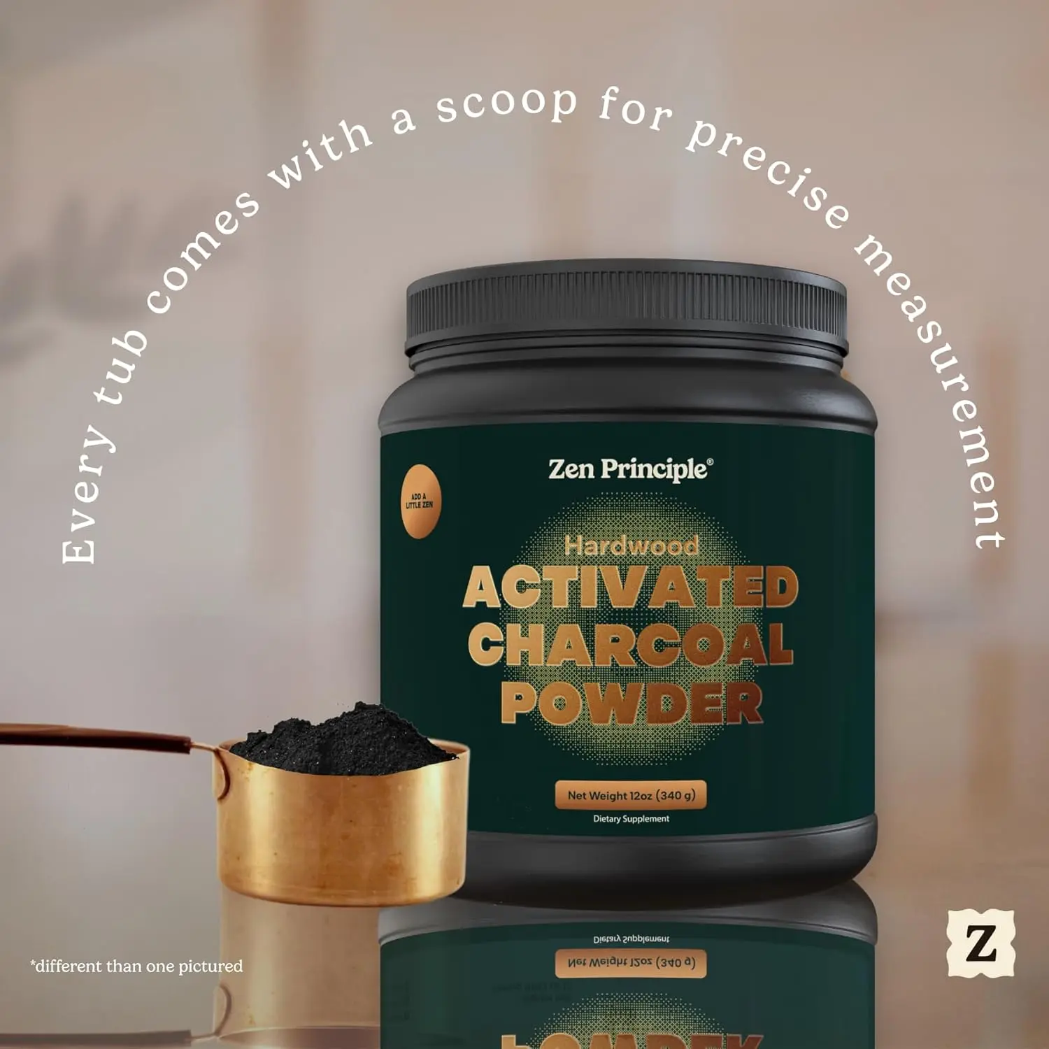 All natural activated charcoal powder made in the USA from hardwood trees, perfect for teeth whitening, skin rejuvenation, hair health, and body detoxification.