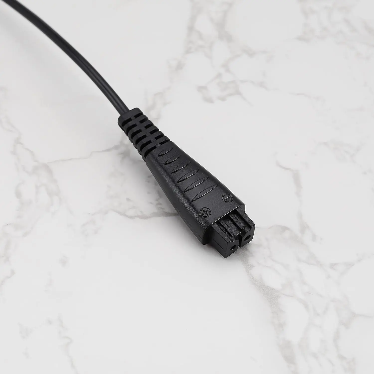 This replacement USB charging cable provides safe and fast charging for Panasonic epilator models ES-LA63, ES-LA93, and more, featuring over-voltage and over-current protection.