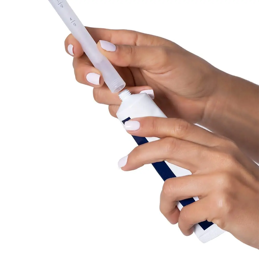 This pack of 15 disposable vaginal cream applicators are individually wrapped for sterile and mess-free application of creams, gels, and lubricants.