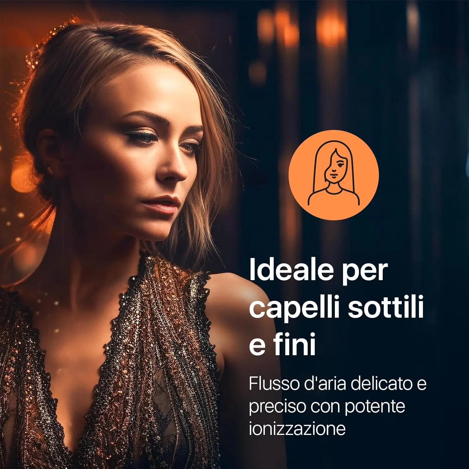 The Valera Swiss Silent Jet 7500 professional hair dryer in black offers fast, quiet drying with ionization for shiny, static-free hair and includes two nozzles and a diffuser.