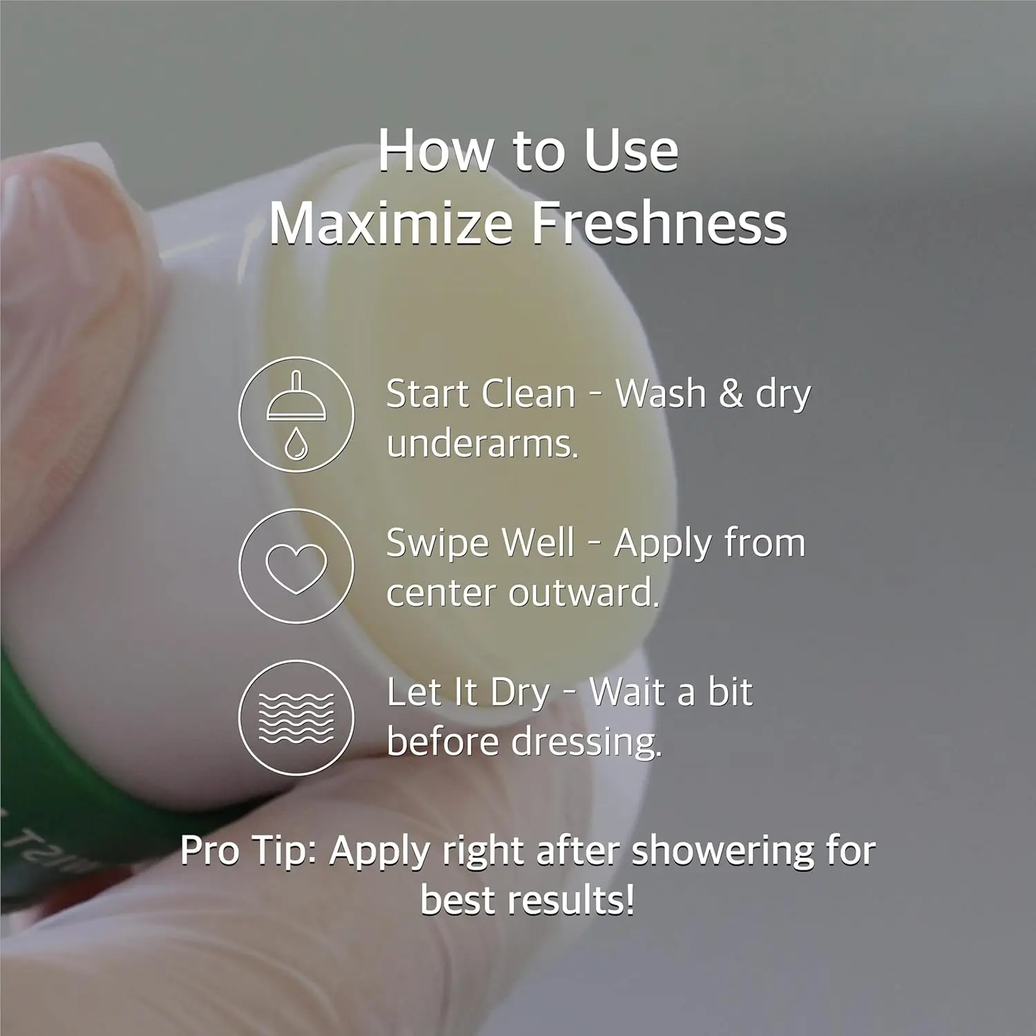 Natural vanilla sandalwood deodorant handmade in UAE with plant-based, vegan, and cruelty-free ingredients for long-lasting odor protection and sensitive skin.