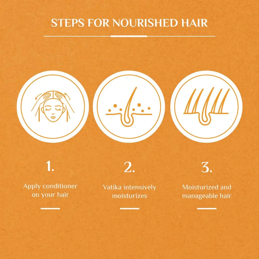 Vatika Naturals almond and honey shampoo and conditioner set provides moisture and nourishment for dry and damaged hair, leaving it soft, shiny, and healthy-looking.