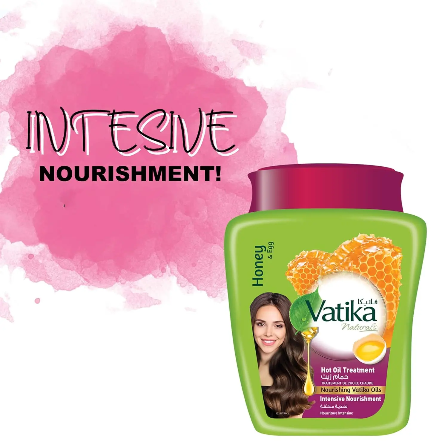 Vatika Hammam Zaith hot oil treatment with egg and honey strengthens hair, prevents breakage, and stimulates growth for all hair types.