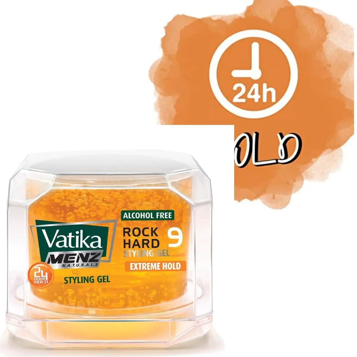 Vatika Naturals Menz Extreme Hold Styling Gel provides intense nourishment and a rock-hard, long-lasting hold for your hair without alcohol, leaving no residue.