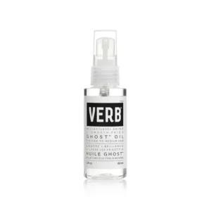 Verb Ghost Oil is a weightless hair oil that smooths frizz, enhances shine, and provides moisture for all hair types, leaving hair radiant and healthy.