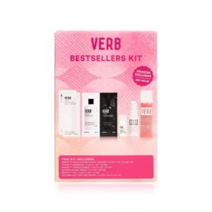 The VERB hair trial kit includes six pieces with Ghost Oil and top stylers for volume, moisture, frizz control, and heat protection.
