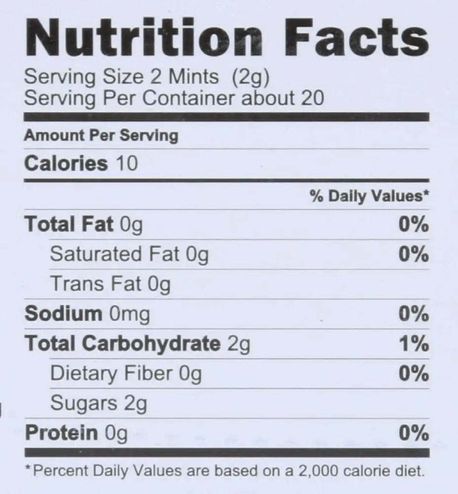 A tin of Vermints GingerMint all-natural breath mints offers a refreshing and spicy flavor for fresh breath.