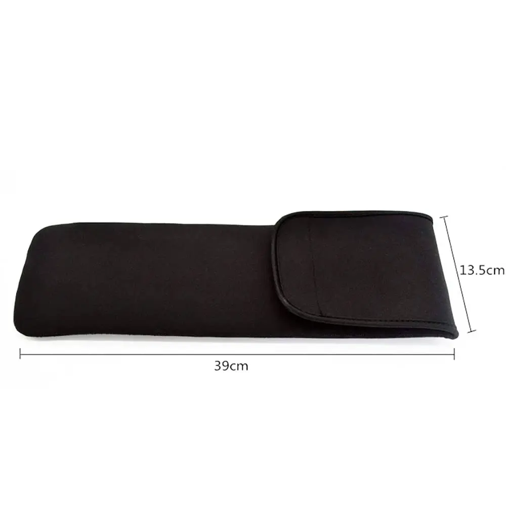 Vineen Neoprene pouch for safely storing a hot hair straightener or curling iron.