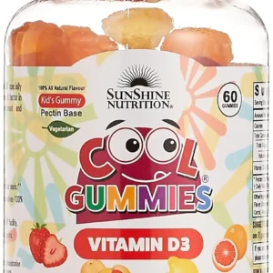Sunshine Nutrition Vitamin D3 gummies support kids' immune systems, healthy bones, and overall well-being with a delicious, all-natural, gluten-free formula.