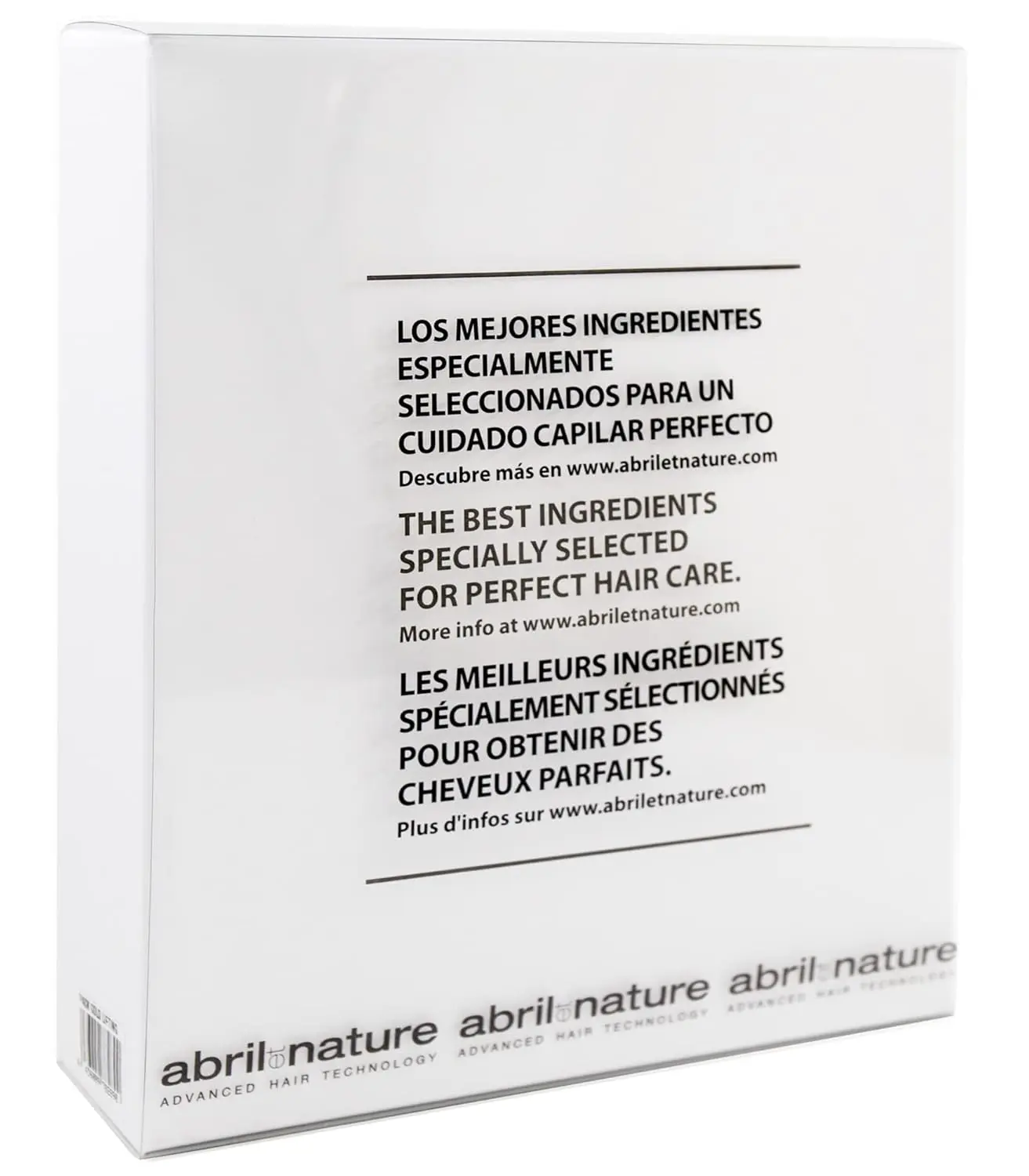 Abril et nature volume routine pack for fine hair including shampoo, mask, and leave-in spray, designed to volumize, strengthen and provide thermal protection.