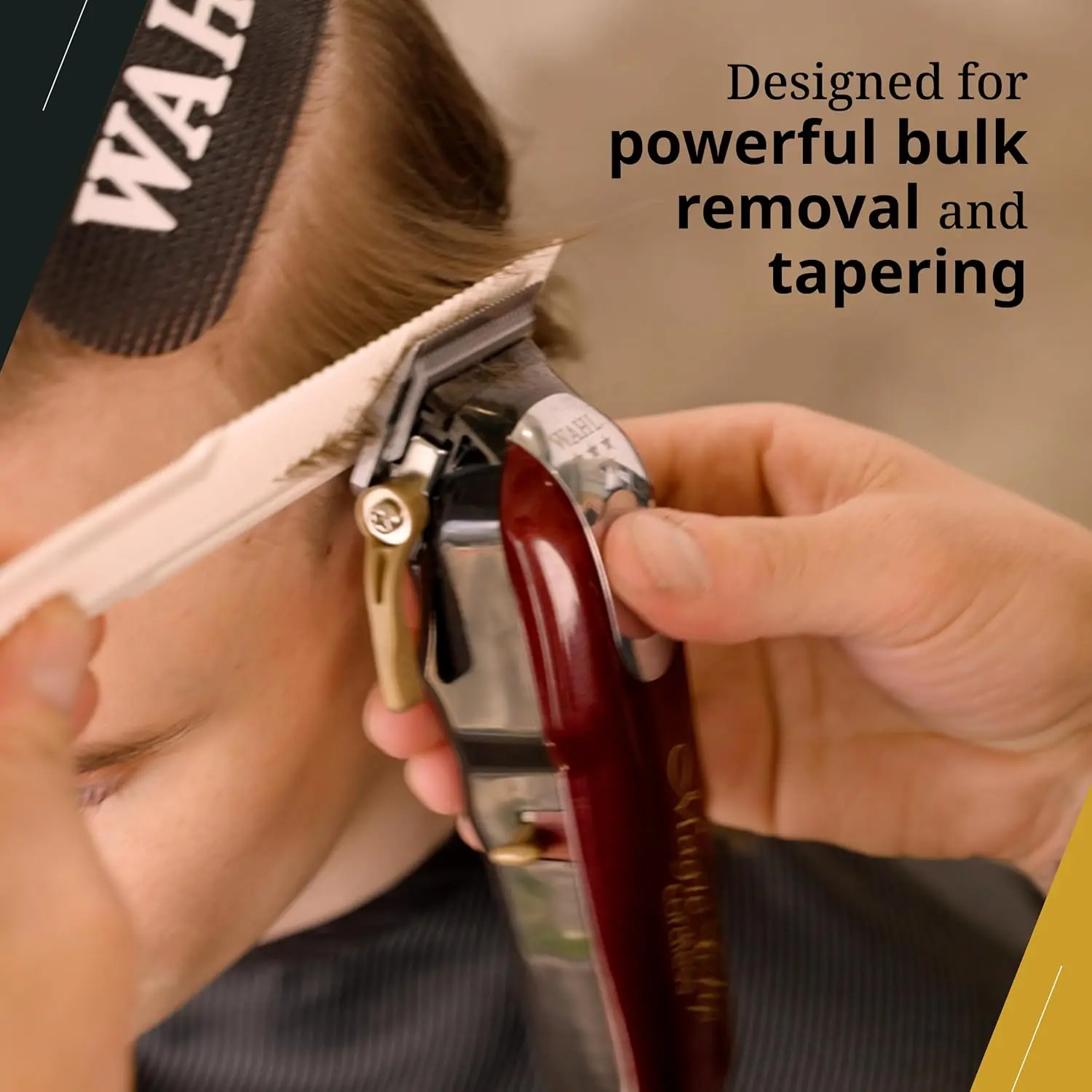 The Wahl Professional 5-Star Magic Clip cordless clipper is perfect for barbers and stylists, offering precision fades and over 90 minutes of runtime.