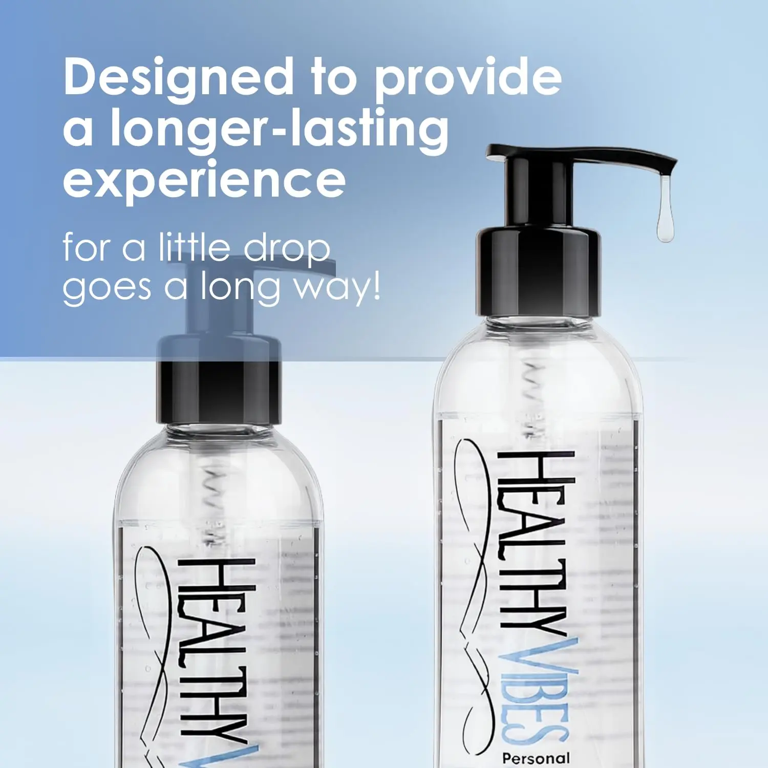 A bottle of 16oz water-based personal lubricant that is stain-free, condom-safe and formulated with care, designed for unisex use.