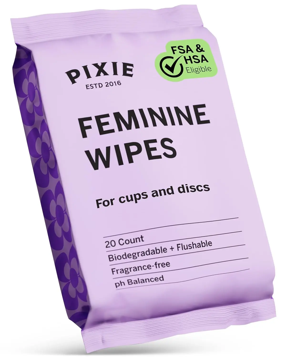 Individually wrapped water wipes made with 99.8% water and gentle cleansers, perfect for a fresh and sanitized clean.