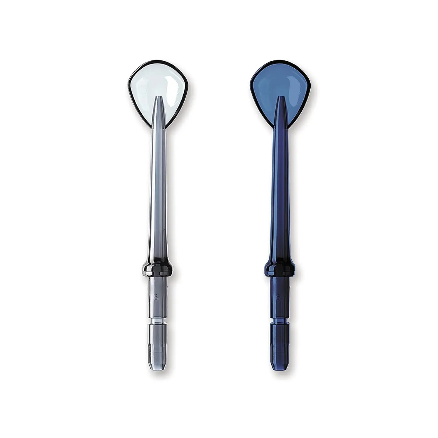 This pack of two Waterpik tongue scraper attachments helps remove bacteria and plaque for fresher breath and a cleaner mouth as part of your daily oral hygiene routine.