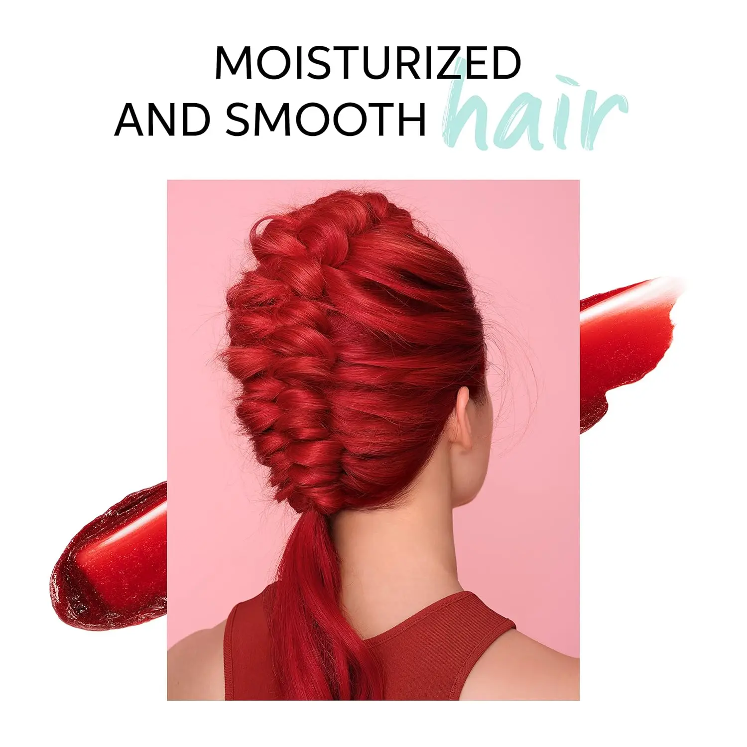 Wella Professionals Color Fresh Mask in Red, a temporary hair color glossing treatment that enhances shine and leaves hair feeling healthy and soft with avocado oil.