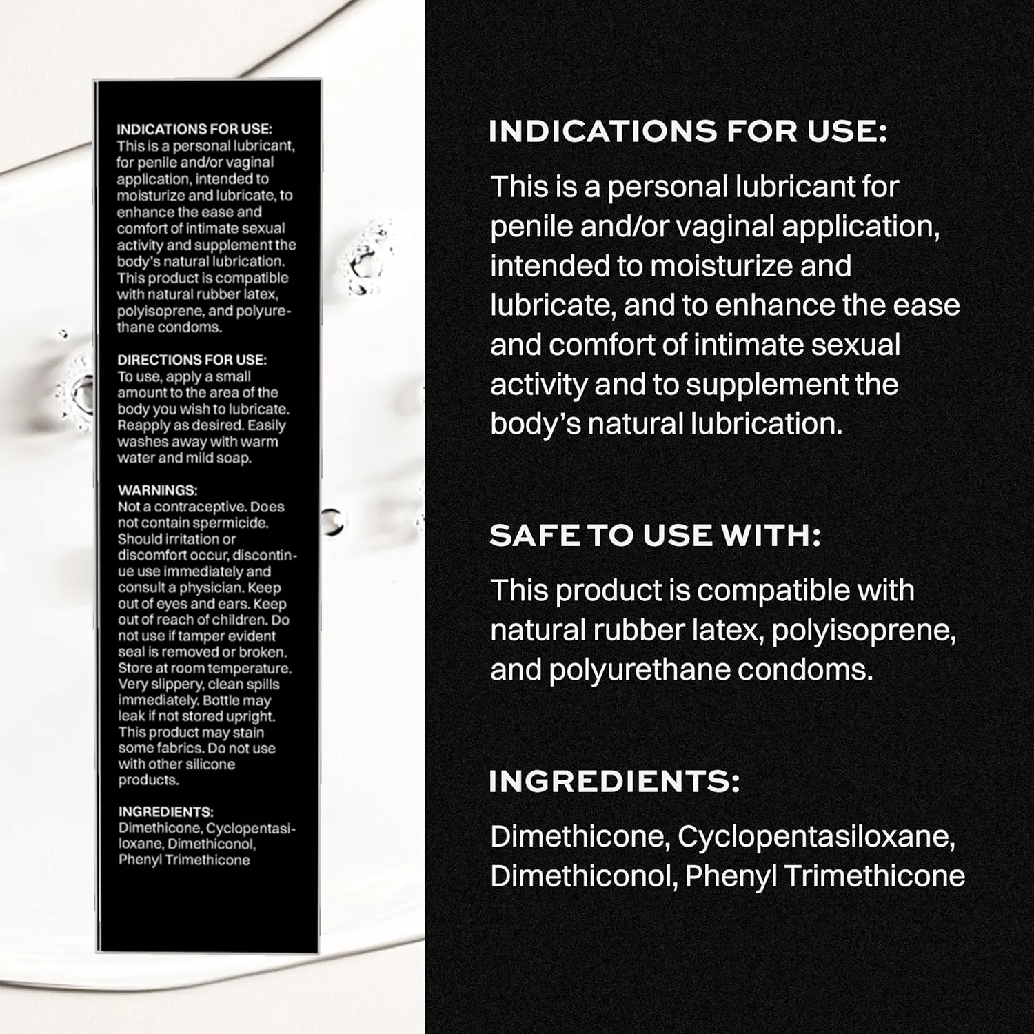 A bottle of Wet Platinum Lube, a premium silicone-based personal lubricant by Wet.