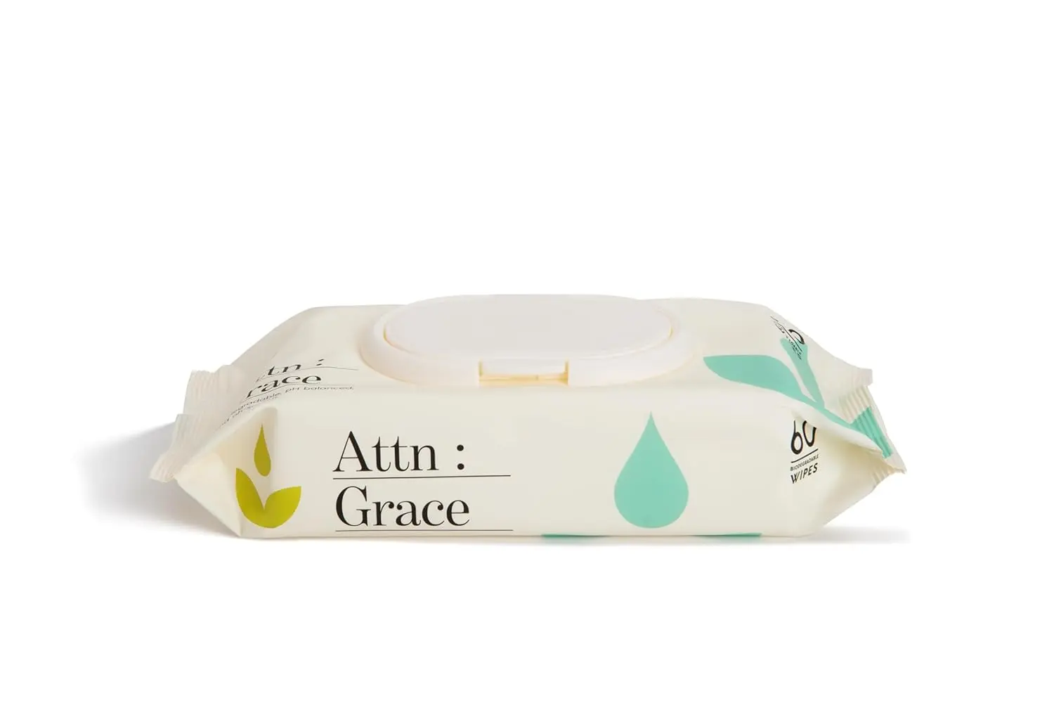 ATTN: Grace flushable wet wipes gently cleanse and soothe sensitive skin with aloe vera and coconut oil, leaving you feeling fresh and clean.