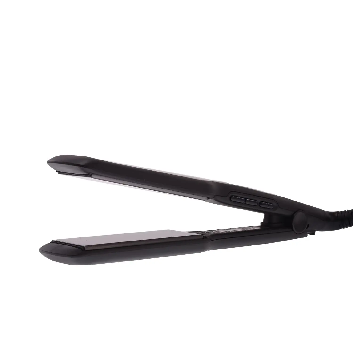 Black Remington Pro Ceramic extra wide plate hair straightener with digital temperature control, ideal for styling longer, thicker hair efficiently and quickly.