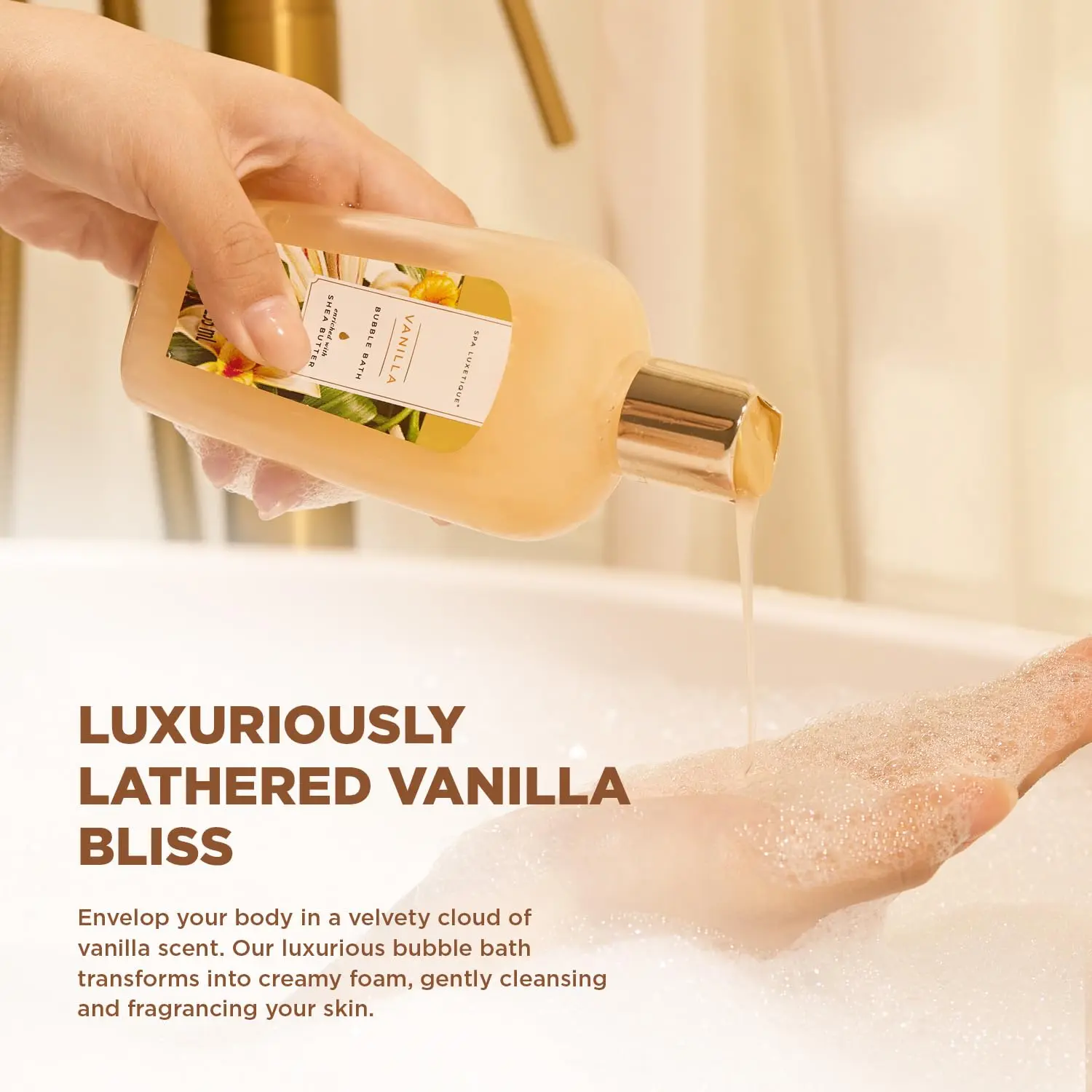 This 15-piece vanilla spa gift set for women includes bath bombs, lotions, and other natural bath and body products perfect for birthdays, Mother's Day, or anniversaries.