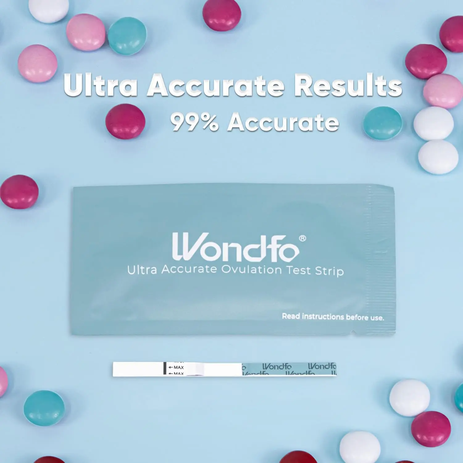 Wondfo ovulation test strips help women trying to conceive accurately predict their most fertile days with numerical results and fertility cycle monitoring.