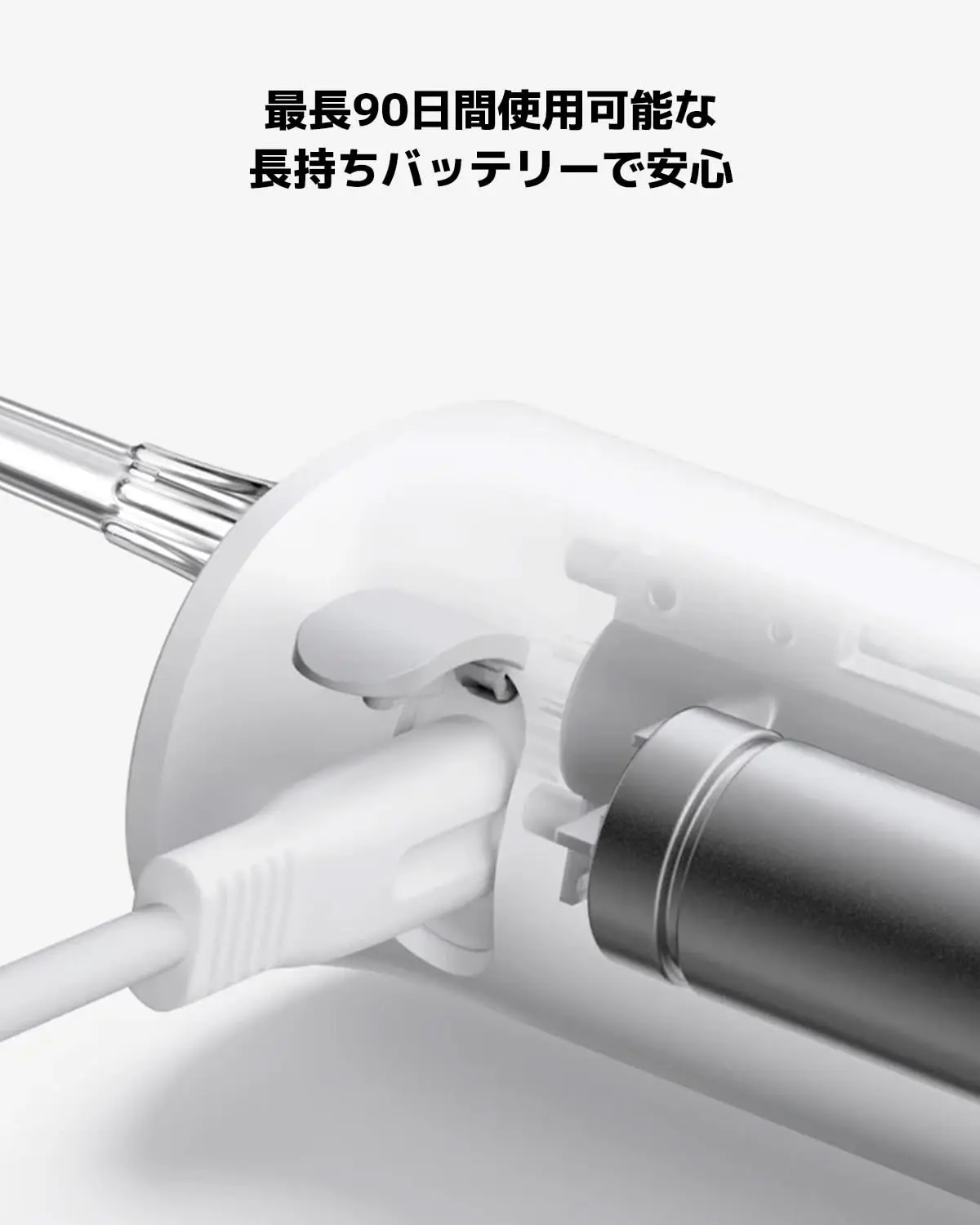 Xiaomi Water Flosser 2 provides high-frequency water pulsing for effective and convenient oral hygiene.