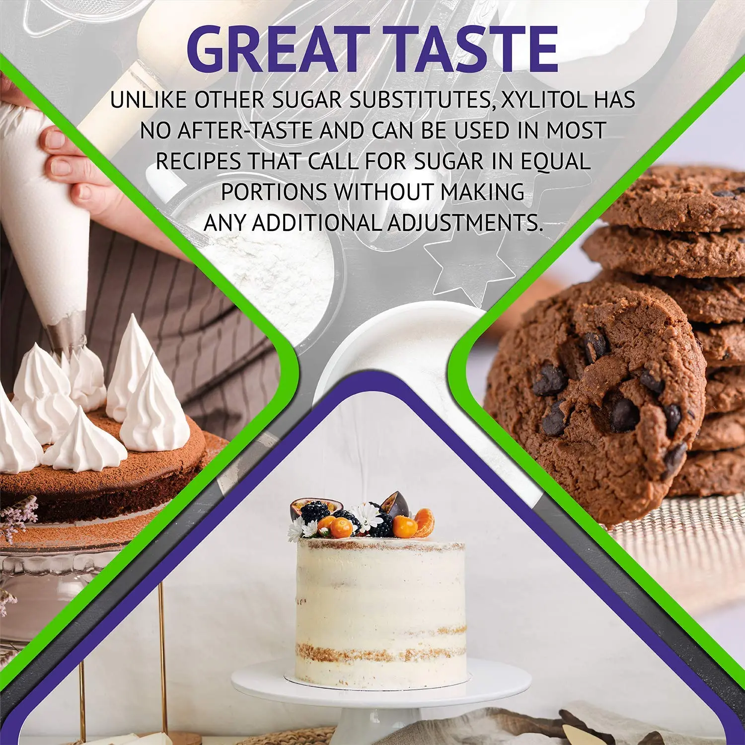 This is a 16oz bag of Xlear xylitol sweetener granules, hygienically packed and resealable, a non-GMO alternative to sugar.