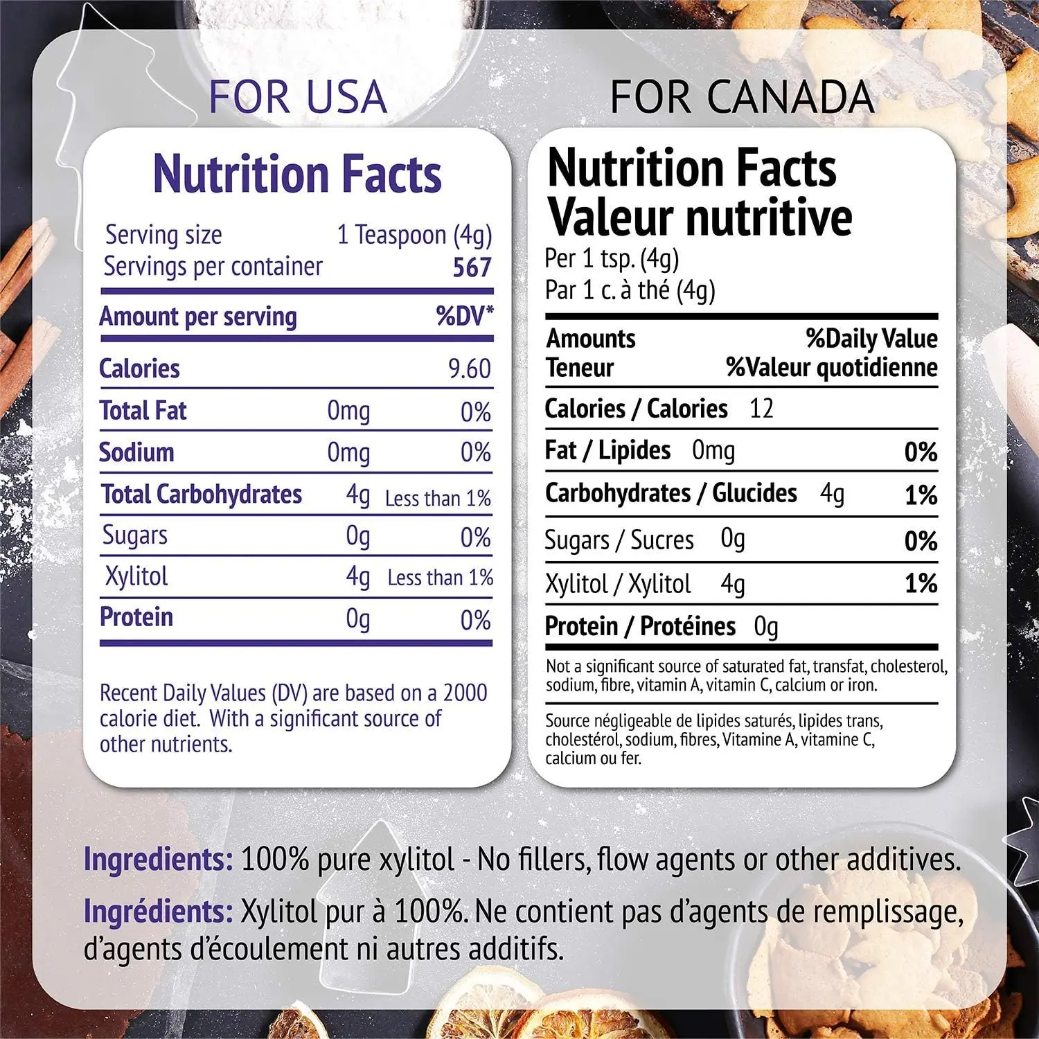 This is a 16oz bag of Xlear xylitol sweetener granules, hygienically packed and resealable, a non-GMO alternative to sugar.