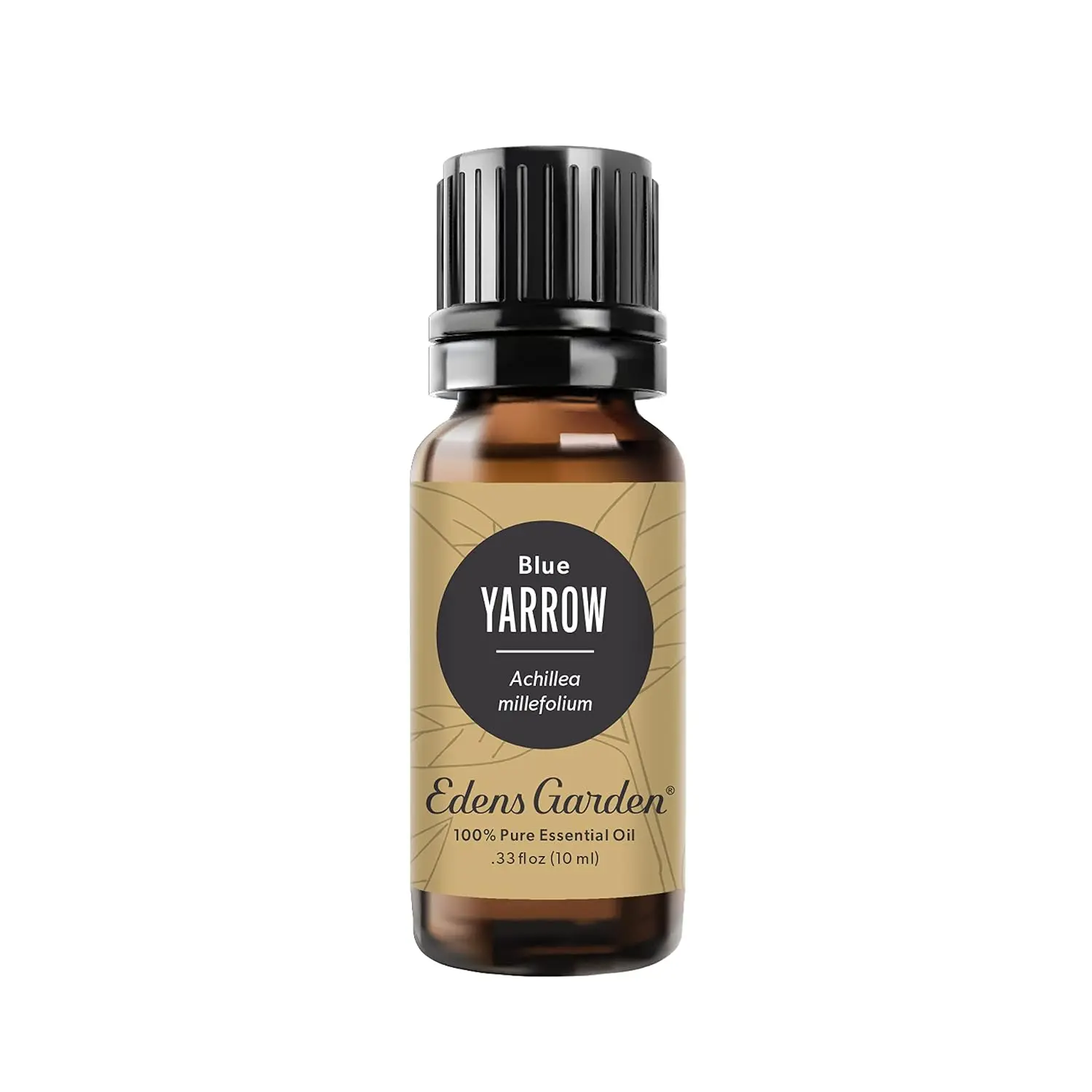 Bottle of Edens Garden Yarrow Essential Oil, a pure and therapeutic grade aromatherapy oil known for its woody, musky, and relaxing aroma.