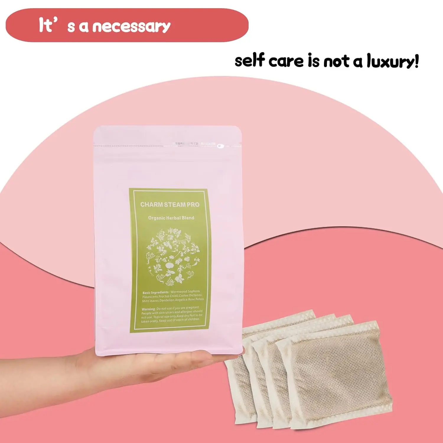 Organic yoni steam herbs provide feminine cleansing, postpartum care, and pH balance with a blend of natural herbs in convenient individual bags.