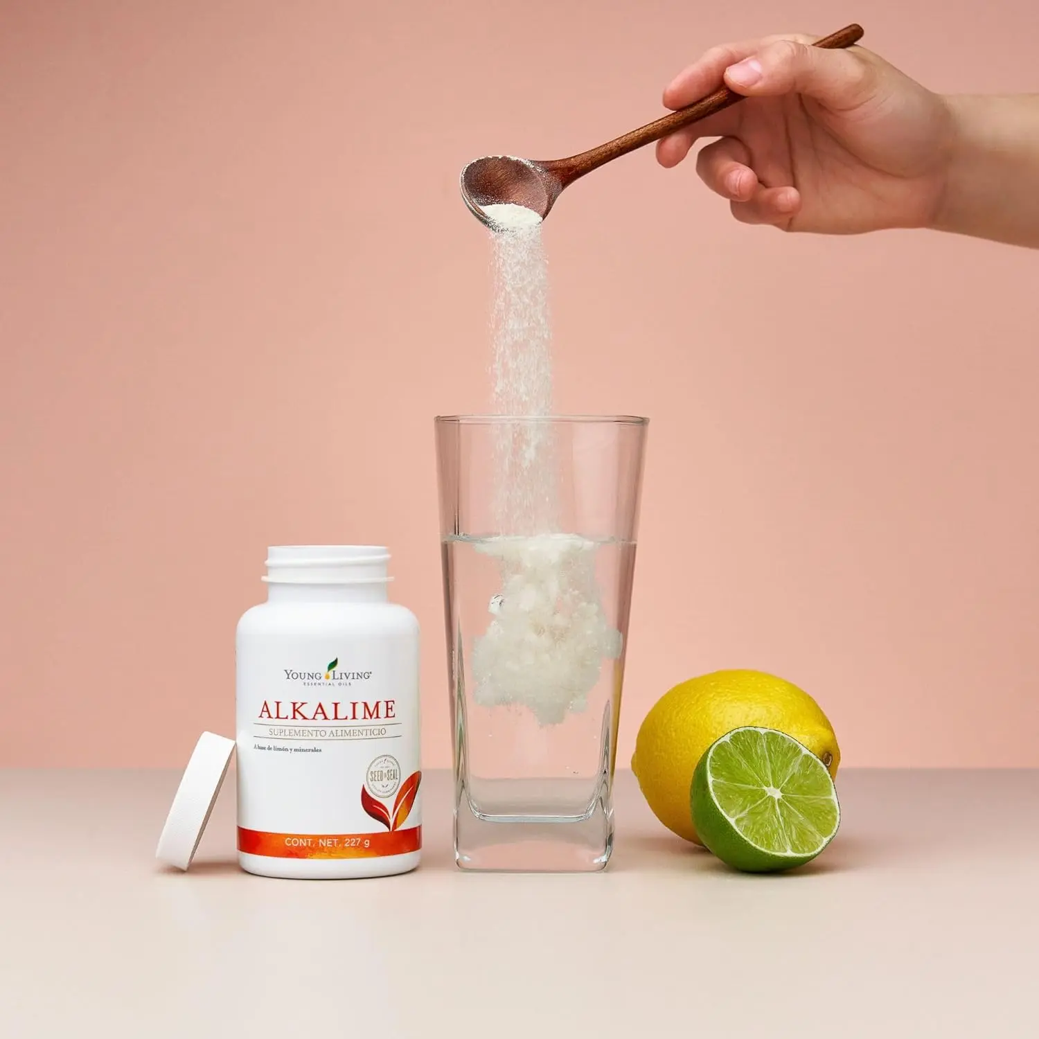 Young Living AlkaLime essential oils contain an all-natural mineral complex to help reduce acidity and promote alkalinity.