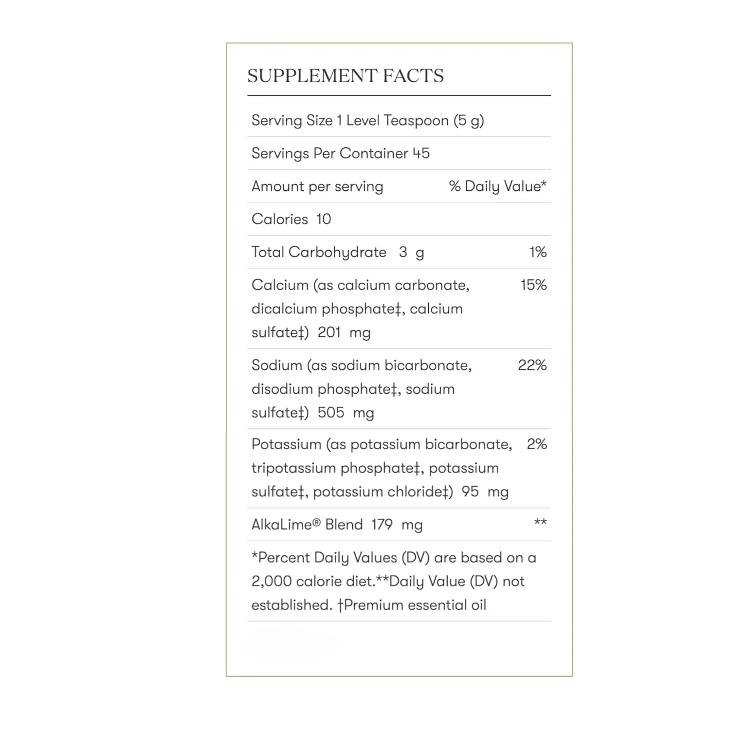 Young Living AlkaLime essential oils contain an all-natural mineral complex to help reduce acidity and promote alkalinity.