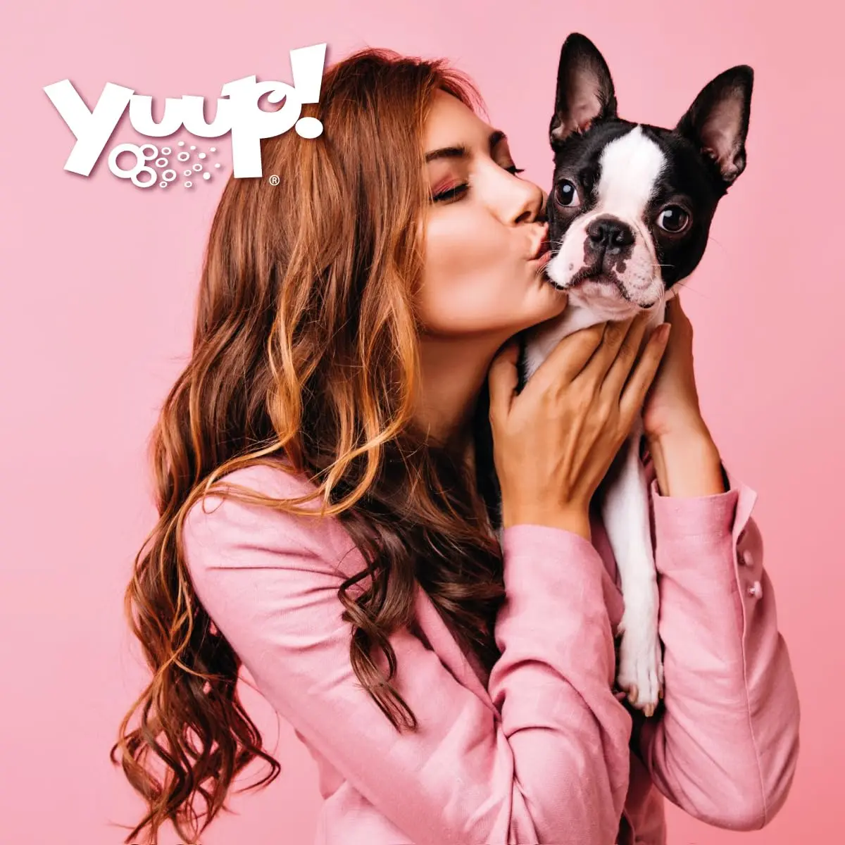 YUUP! puppy grooming kit from Italy including gentle shampoo, detangling conditioner, and conditioning water fragrance spray for all breeds and hair types.