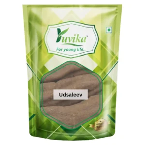 This is a 200 gram pack of YUVIKA Udsaleev Paeonia Officinalis, traditionally used to help relieve pain, inflammation, menstrual discomfort, and whooping cough.